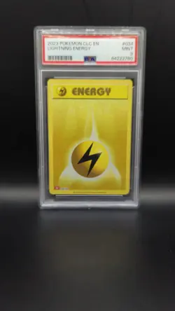 Pokemon Lightning Energy CLC 034 EN Holo TCG Classic Collection 2023 PSA 9 - Image 1