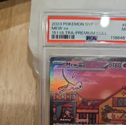 2023 POKEMON SVP EN-SV BLACK STAR PROMO #053 MEW EX 151 ULTRA-PREMIUM COLL-PSA 9 - Image 3