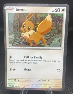 Pokemon TCG Eevee SVP200 Black Star Cosmos Holo Promo Destined Rivals - Image 1