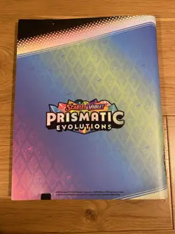Pokemon TCG-New/ Un-Used Prismatic Evolutions Binder (No packs, binder only) - Image 3