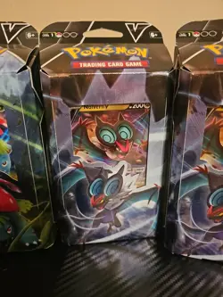 5 Pokemon TCG Battle V Decks Lot Factory Sealed Venusaur Rayquaza Lycanroc!!!🔥 - Image 3