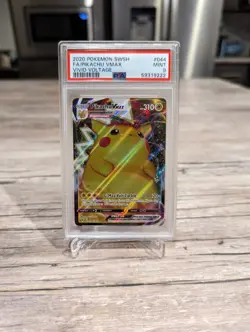 2020 Pokemon Vivid Voltage Pikachu Vmax #44 Full Art 44/185 PSA 9 Mint Rare - Image 1