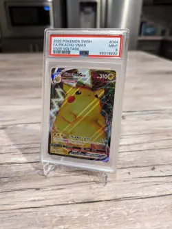 2020 Pokemon Vivid Voltage Pikachu Vmax #44 Full Art 44/185 PSA 9 Mint Rare - Image 2