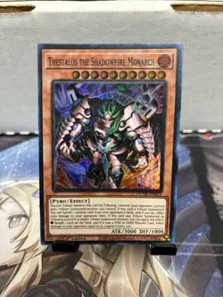 Yu-Gi-Oh! Thestalos the Shadowfire Monarch 1st Ed DUNE-EN023 Super Rare NM/LP x1 - Image 1