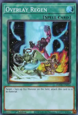 Yu-Gi-Oh! Overlay Regen 1st Ed. AMDE-EN056 Super Rare NM/LP x1 - Image 1