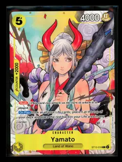 One Piece Promotion Cards - Yamato #ST13-06 Peach Momoko Illustration Box Vol. 1 - Image 1