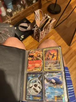 Pokemon Binder Collection Modern And Vintage Cards( Binder Included) - Image 1