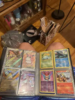 Pokemon Binder Collection Modern And Vintage Cards( Binder Included) - Image 5