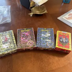 Lot Of Four Factory Sealed Meta Zoo Card Boxes First Edition Nightfall Cryptdid - Image 1