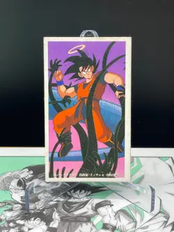 Dragon Ball Son Goku Menko Card retro Japanes 04 - Image 1
