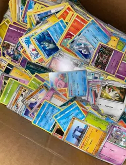Massive 1000 Pokemon Card Lot - Over 50 Foils, Rares, V's, EX's - NO DUPLICATES - Image 1