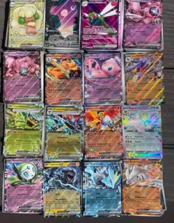 Massive 1000 Pokemon Card Lot - Over 50 Foils, Rares, V's, EX's - NO DUPLICATES - Image 2