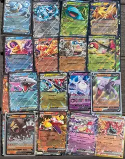 Massive 1000 Pokemon Card Lot - Over 50 Foils, Rares, V's, EX's - NO DUPLICATES - Image 3