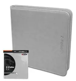 2 BCW WHITE Trading/Gaming Card 12 Pocket Z-Folio LX Albums Acid Free + 20 Pages - Image 1