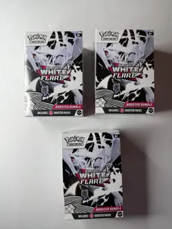 Pokemon Trading Card Game: Scarlet & Violet-White Flare Booster Bundle 3 Pack - Image 1