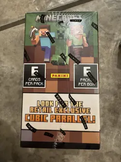 2024 Panini Minecraft Lot Of 5 TCG Factory Sealed Blaster Box Cards - Image 3