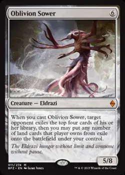 1 x Oblivion Sower - Battle For Zendikar - Light Play - MTG - Image 1