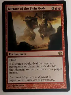 MTG - Dictate of the Twin Gods - JOU - R - 93 - Image 1