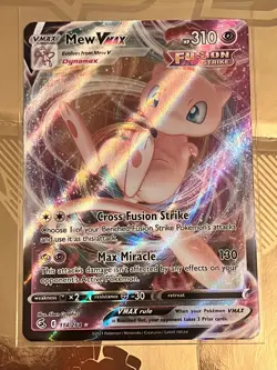 Pokemon TCG Mew VMAX Fusion Strike 114/264 Holo Ultra Rare- Mint - Image 2