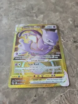 Pokemon TCG Mewtwo VSTAR Pokemon Go 086/078 Holo Secret Rare - Image 2