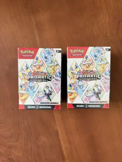 Pokemon Prismatic Evolutions Booster Bundle, Lot of 2, Brand New, Sealed - Image 2