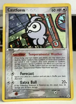 Castform Reverse Holo EX Hidden Legends 30/101 Excellent - Near Mint Pokemon - Image 1
