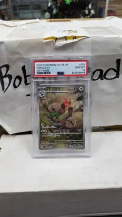 2025 JAPANESE UNFEZANT FULL ART RARE AR BLACK BOLT SV11B POKEMON PSA 10 GEM #155 - Image 1