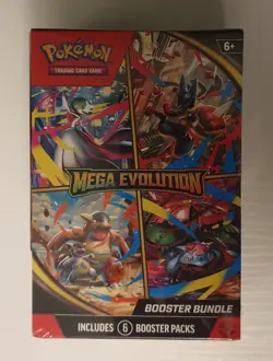 Pokemon TCG: Mega Evolution Booster Bundle (6 Booster Packs) BRAND NEW SEALED - Image 1
