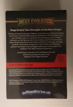 Pokemon TCG: Mega Evolution Booster Bundle (6 Booster Packs) BRAND NEW SEALED - Image 2