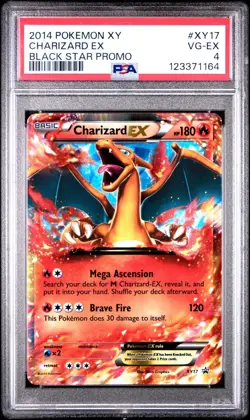 (PSA 4) Pokemon: XY Promos - Charizard ex #XY17 [Black Star Promo] - Image 1