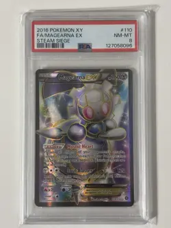 PSA 8 2016 Pokemon XY Magearna EX Steam Siege Graded #110 - Image 1