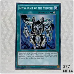 Abyss-scale of the Mizuchi - MP14-EN040 - Common 1st Edition Yugioh - Image 1