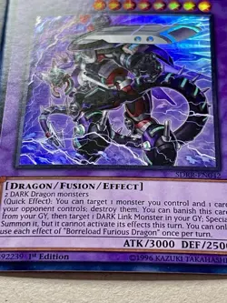 3x Borreload Furious Dragon | SDRR-EN042 | Ultra Rares | LP | 1st Ed | YuGiOh! - Image 5