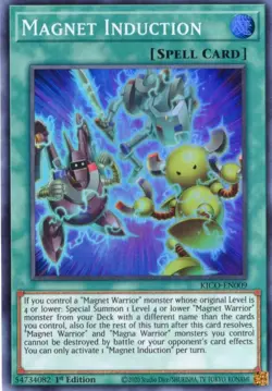 Yu-Gi-Oh! Magnet Induction 1st Ed. KICO-EN009 Super Rare NM/LP x1 - Image 1