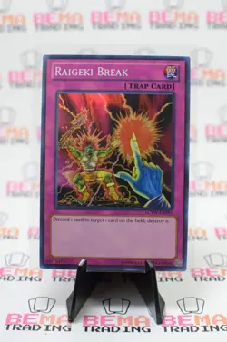 Yu-Gi-Oh TCG Raigeki Break LCYW-EN286 Super Rare Unlimited Card VLP - Image 1