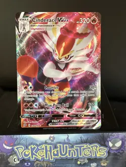Pokemon Card Cinderace VMAX 036/192 Rebel Clash Half Art NM - Image 1