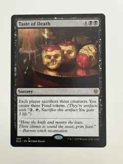 Taste of Death MTG Magic the Gathering Card NM Near Mint ELD - Image 1
