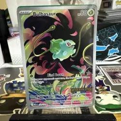 Pokemon TCG Mega Evolutions Stamped Promo Card - Bulbasaur 133/132 - NM - SEALED - Image 1