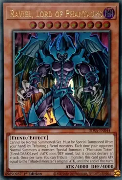 SDSA-EN044 RAVIEL, LORD OF PHANTASMS ULTRA RARE 1ST EDITION YuGiOh CARD - Image 1