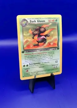 Dark Gloom 36/82 1st Edition Non Holo Team Rocket Pokemon Card TCG WOTC NM - Image 2