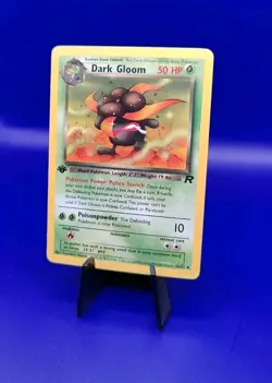 Dark Gloom 36/82 1st Edition Non Holo Team Rocket Pokemon Card TCG WOTC NM - Image 3