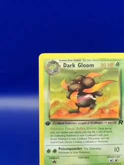 Dark Gloom 36/82 1st Edition Non Holo Team Rocket Pokemon Card TCG WOTC NM - Image 4