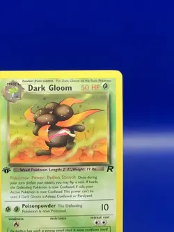 Dark Gloom 36/82 1st Edition Non Holo Team Rocket Pokemon Card TCG WOTC NM - Image 5