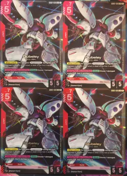 Gundam Card Game TCG - 4x Qubeley LR - GD02-036 - Image 1