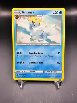 NM - Amaura - 27/131 - Forbidden Light - Pokemon Card - Image 1