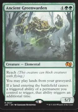 Ancient Greenwarden 627 Foundations Jumpstart MTG Magic J25 Mythic - Image 1