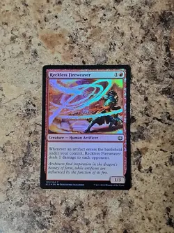 kaladesh MTG FOIL Reckless Fireweaver Unplayed NM Artifact Deck - Image 2