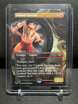 Undead Sprinter - Borderless - MTG Magic 2024 Duskmourn NM - Image 1