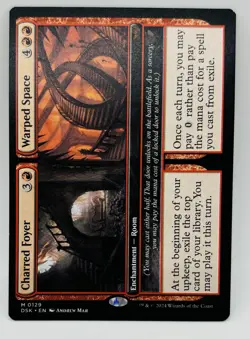 MTG Charred Foyer Warped Space Duskmourn: House of Horror Regular - Image 1