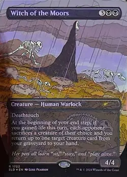 MTG Witch of the Moors - Rainbow Foil, NM-Mint, English Secret Lair Drop Series - Image 1